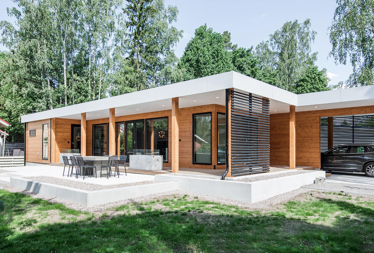 En Bois De Plain Pied Avec Maison